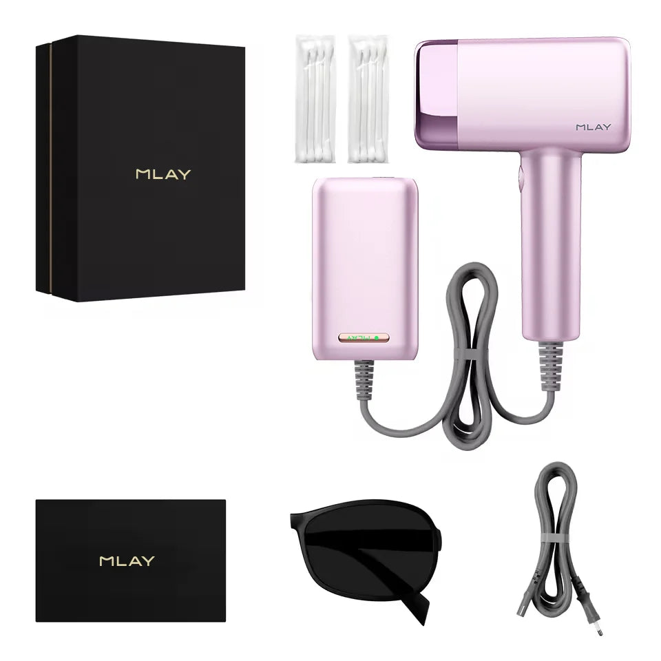 Malay Laser MLAY T14 IPL Ice Cool Laser Hair Removal Device Original Hair Removal Replaceable Lamps Home Epilator For Men Women