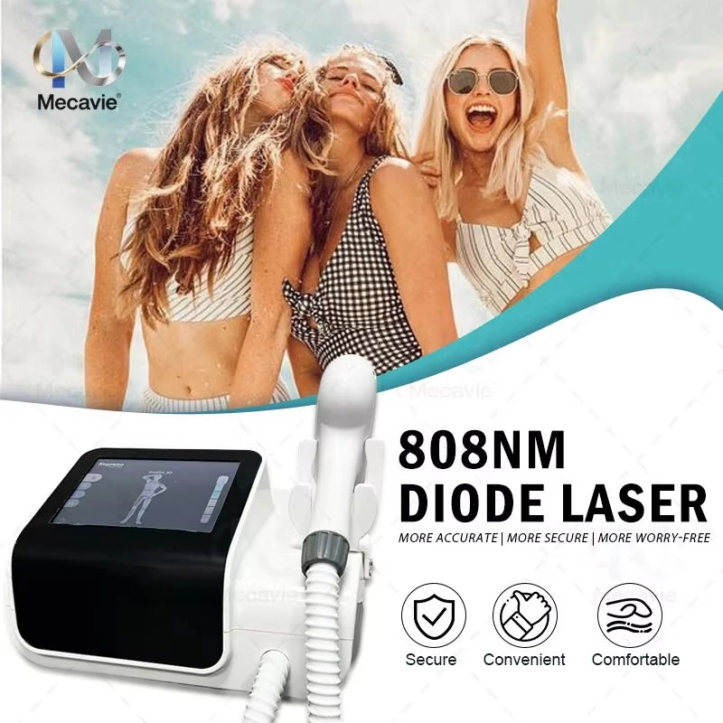 New Upgrade Mini Diode Laser Hair Removal Device 4000w High Power 755nm 808nm 940nm 1064nm Painless Permanent 2026 Home Beauty