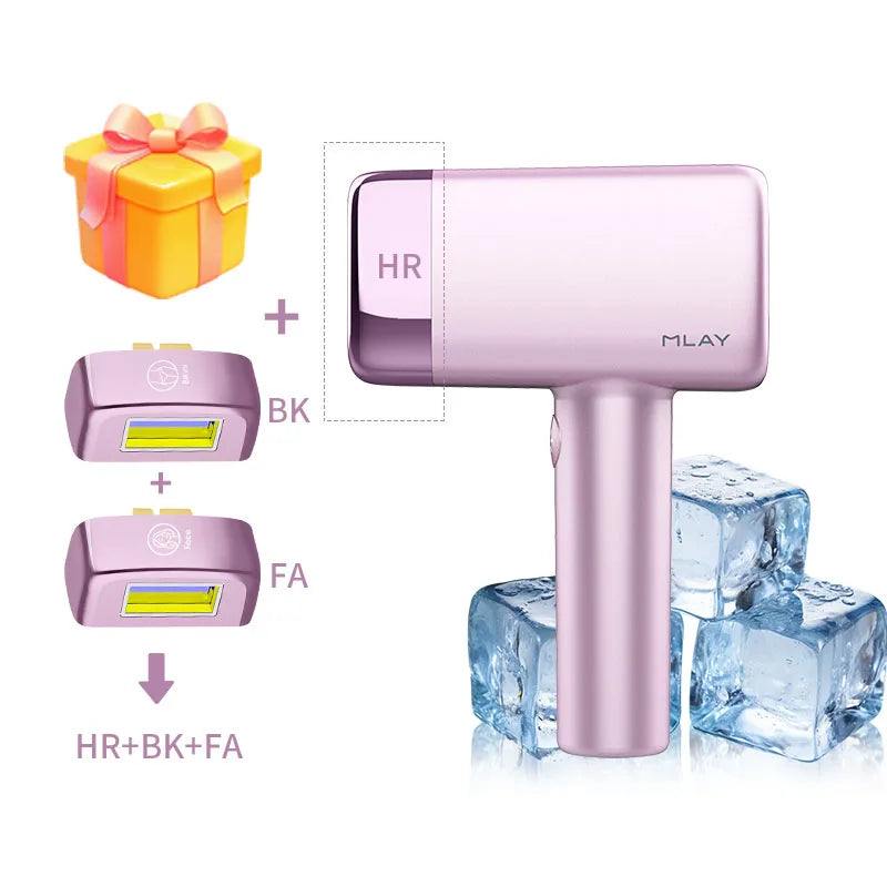 Malay Laser MLAY T14 IPL Ice Cool Laser Hair Removal Device Original Hair Removal Replaceable Lamps Home Epilator For Men Women