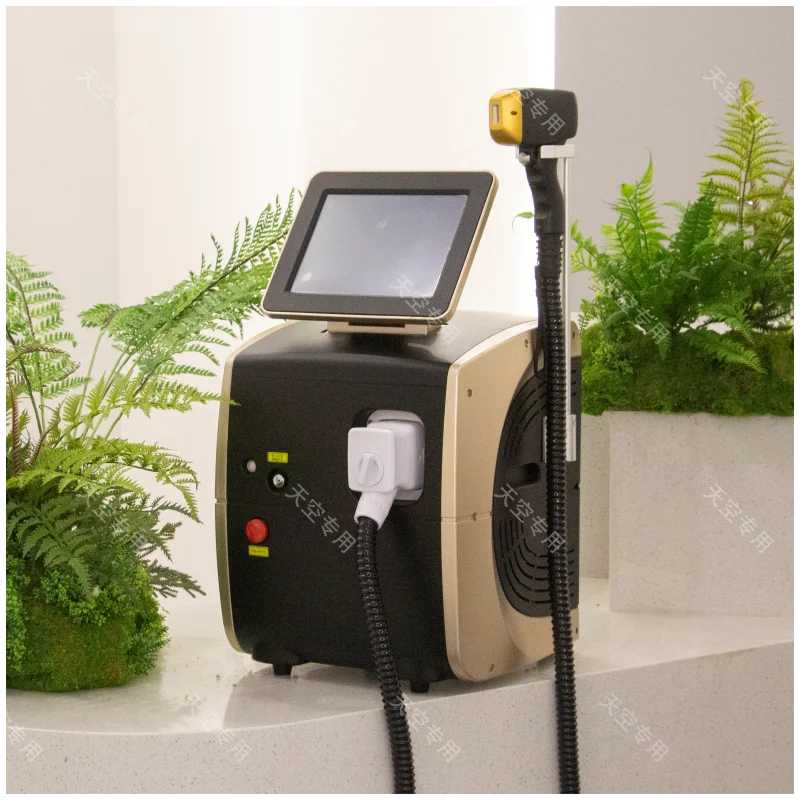 Portable Professional Diode Ice Titanium Laser Body Hair Removal Machine 808 755 Alexandrite Equipment 3-Wave Permanent