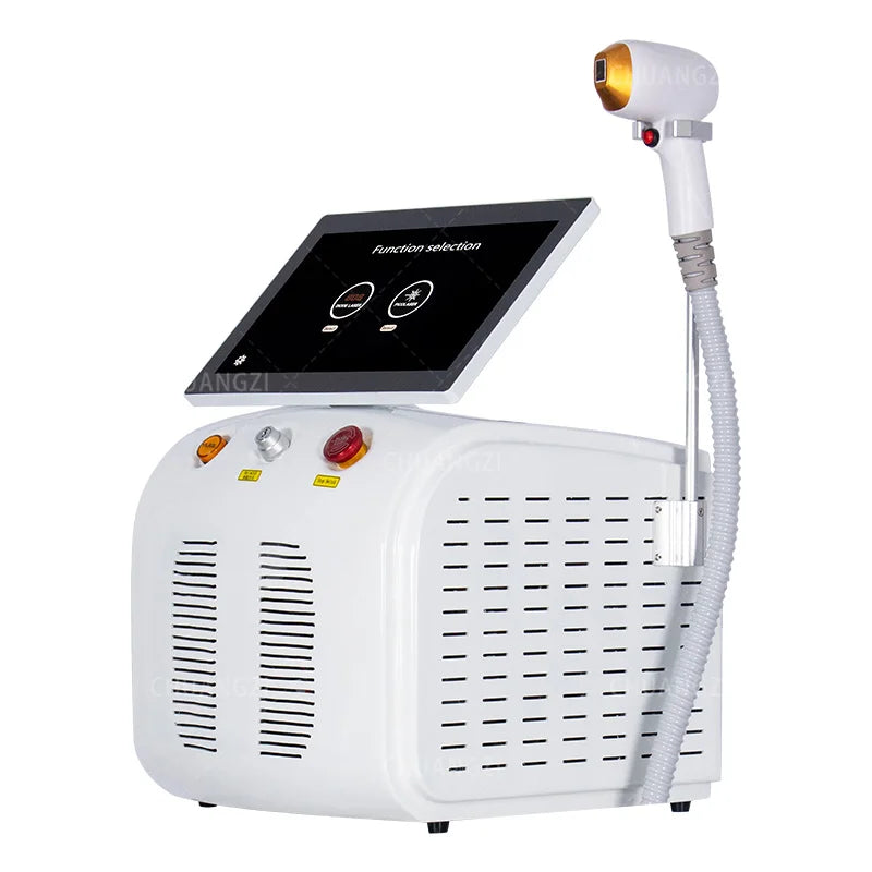 Upgraded 808nm Diode Laser Hair Removal Machine Suitable for All Skin Types Equipped With Ice Cold Technology 3500W Device