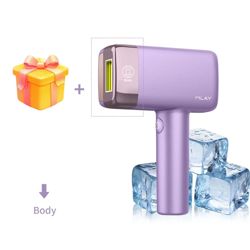 Malay Laser MLAY T14 IPL Ice Cool Laser Hair Removal Device Original Hair Removal Replaceable Lamps Home Epilator For Men Women