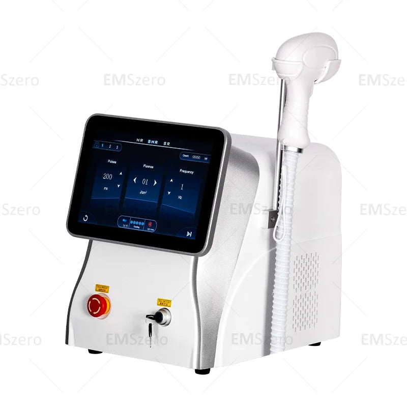 4000W Titanium Diode Laser Epilator Permanent Hair Removal Professional Laser 3 Wavelength 755 808 1064nm Painless Hair Removal