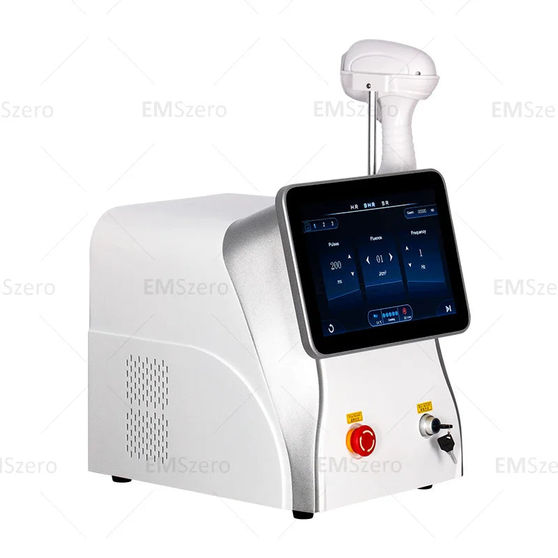 4000W Titanium Diode Laser Epilator Permanent Hair Removal Professional Laser 3 Wavelength 755 808 1064nm Painless Hair Removal