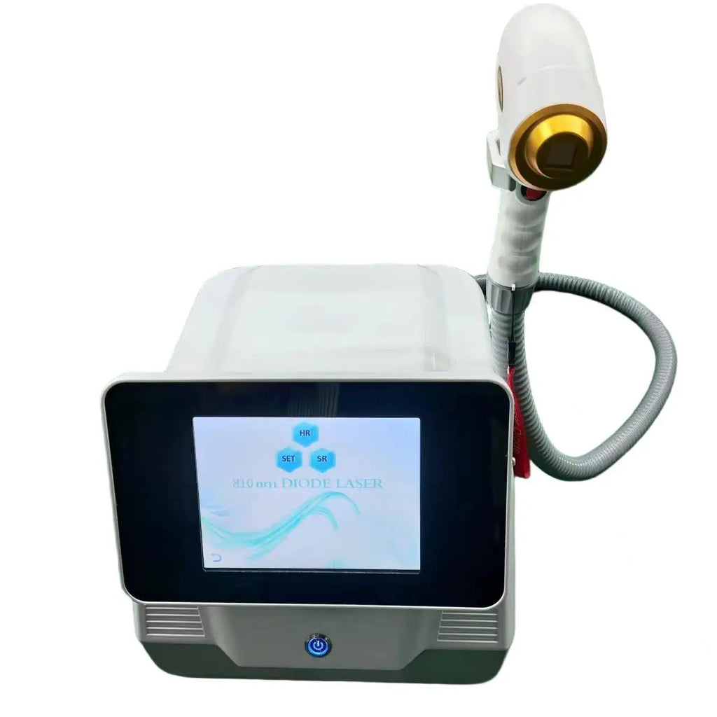Salon Diode Laser Hair Removal Machine 4000W High Power 4 Wavelengths Ice Cooling All Skin Types Permanent Painless Hair Remover