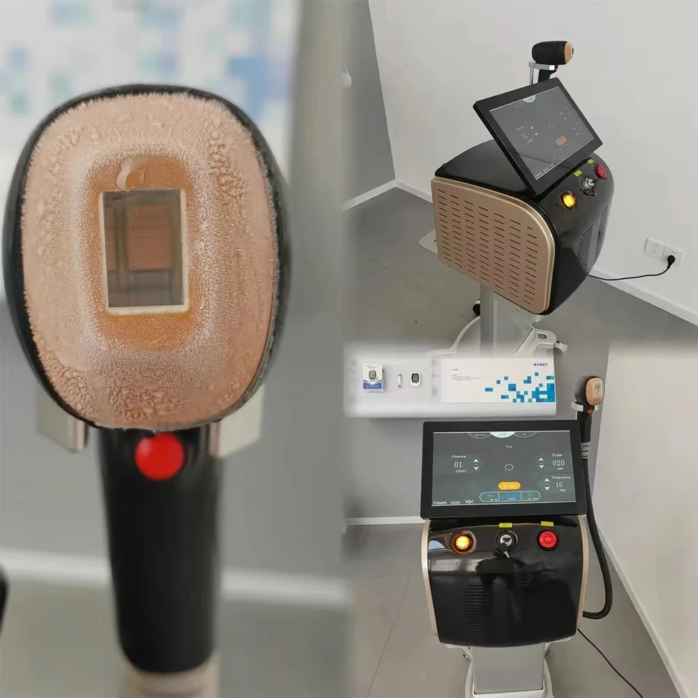 2025Hot Sale ICE Diode Laser 808 Hair Removal and Skin Rejuvenation Permanent Painless Machine Triple Wavelength 755 808 1064nm