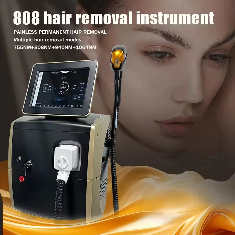 Professional Epilation Diode Laser Hair Removal Machine 755 808 1064 Factory Price 3 Wavelengths Epilator Laser Hair Removal