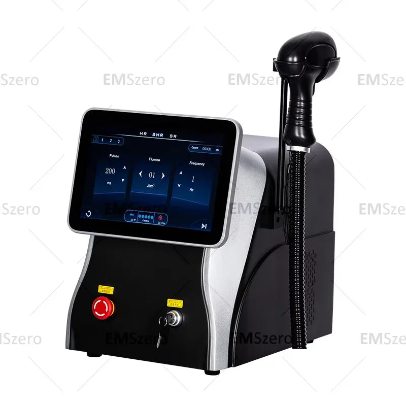 Ice Painless Alexandrite Laser Permanent Hair Remover 755nm 808nm 1064nm Diode Laser Hair Removal Machine Epilation Definitive