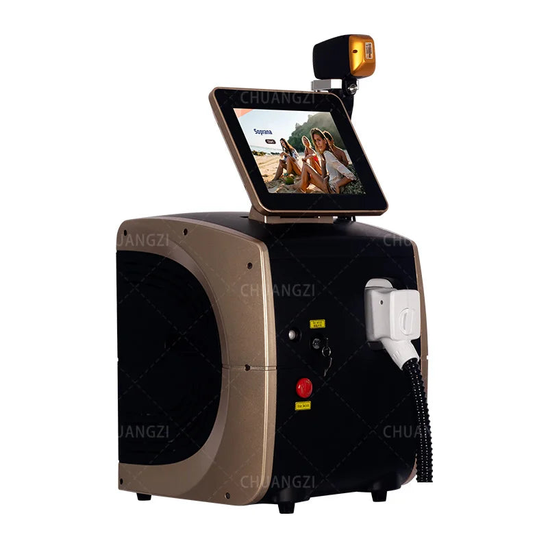 Professional Ice Titanium Painless 808 Diode Laser Hair Removal Machine ICE Platinum Hair Removal Laser Remove Hair Device