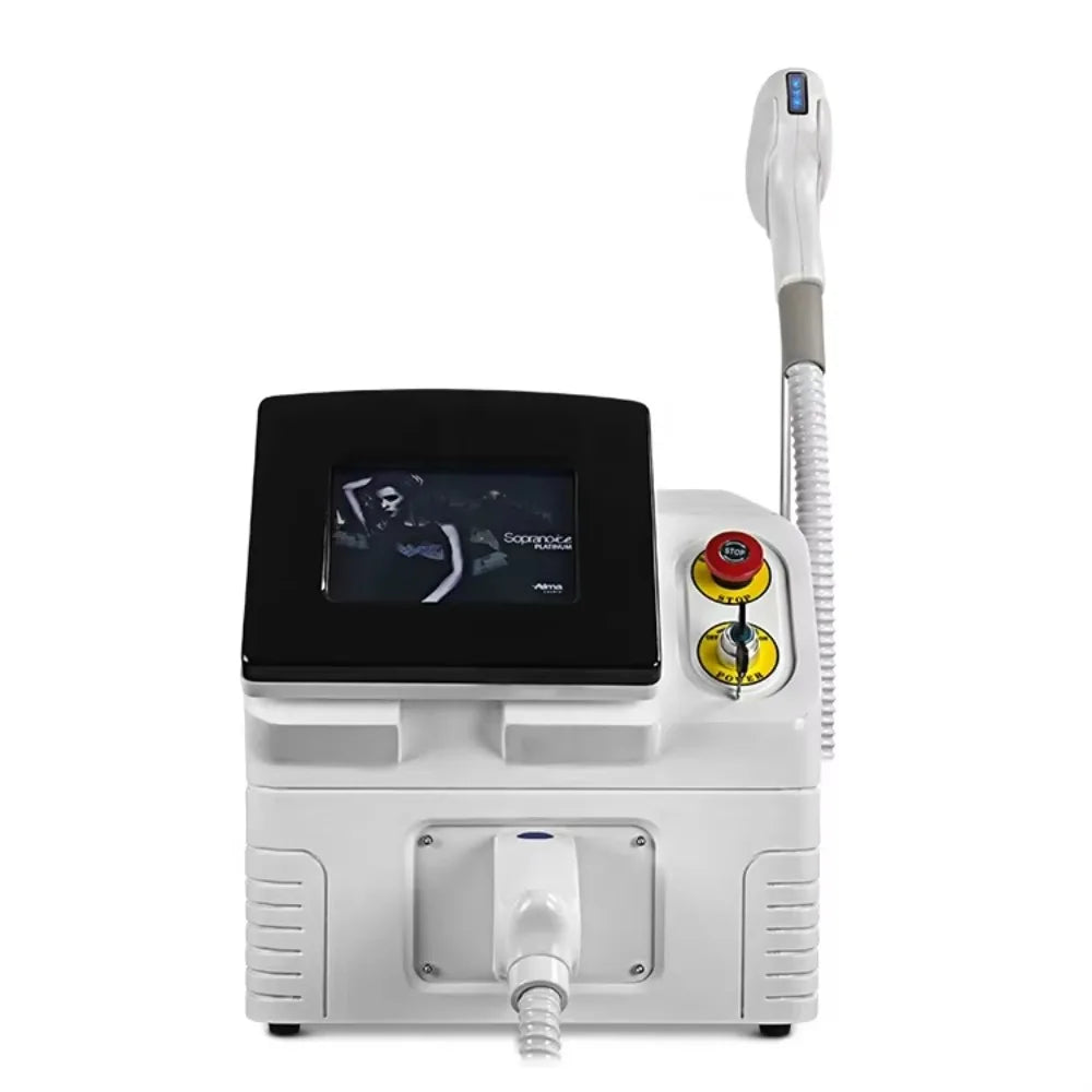 808nm 3 Wavelength 808 755 1064 1600w 10Bar Diode Laser Hair Removal Machine Skin Whitening Rejuvenating Hair Removal Device