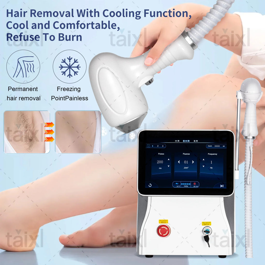 3500W Professional Diode Laser Hair Removal Machine Painless Permanent Laser Epilator Tri diode 7551064 808nm for Salon