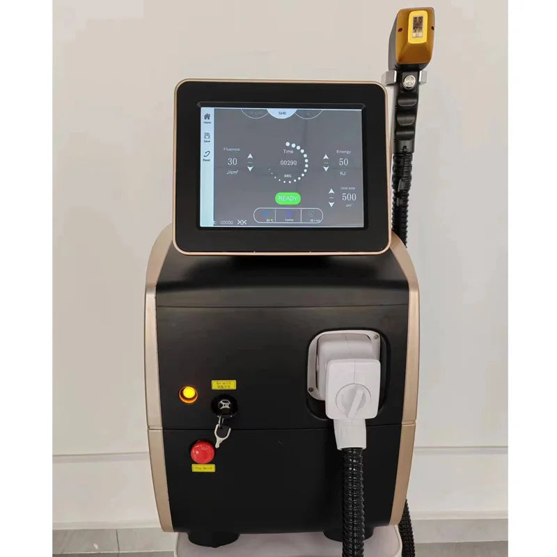 Professional Ice Titanium Laser Epilator 3 Wavelengths Diode Laser remove hair Machine Permanent Hair Removal Machine for salon