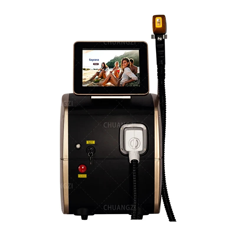 Laser 3wavelengths Diode Laser Hair Removal Machine Safe And Painless Permanent Beauty Lovers Whole Body Hair Removal