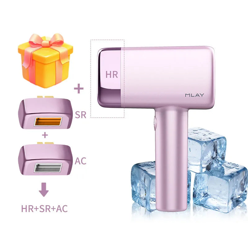 Malay Laser MLAY T14 IPL Ice Cool Laser Hair Removal Device Original Hair Removal Replaceable Lamps Home Epilator For Men Women