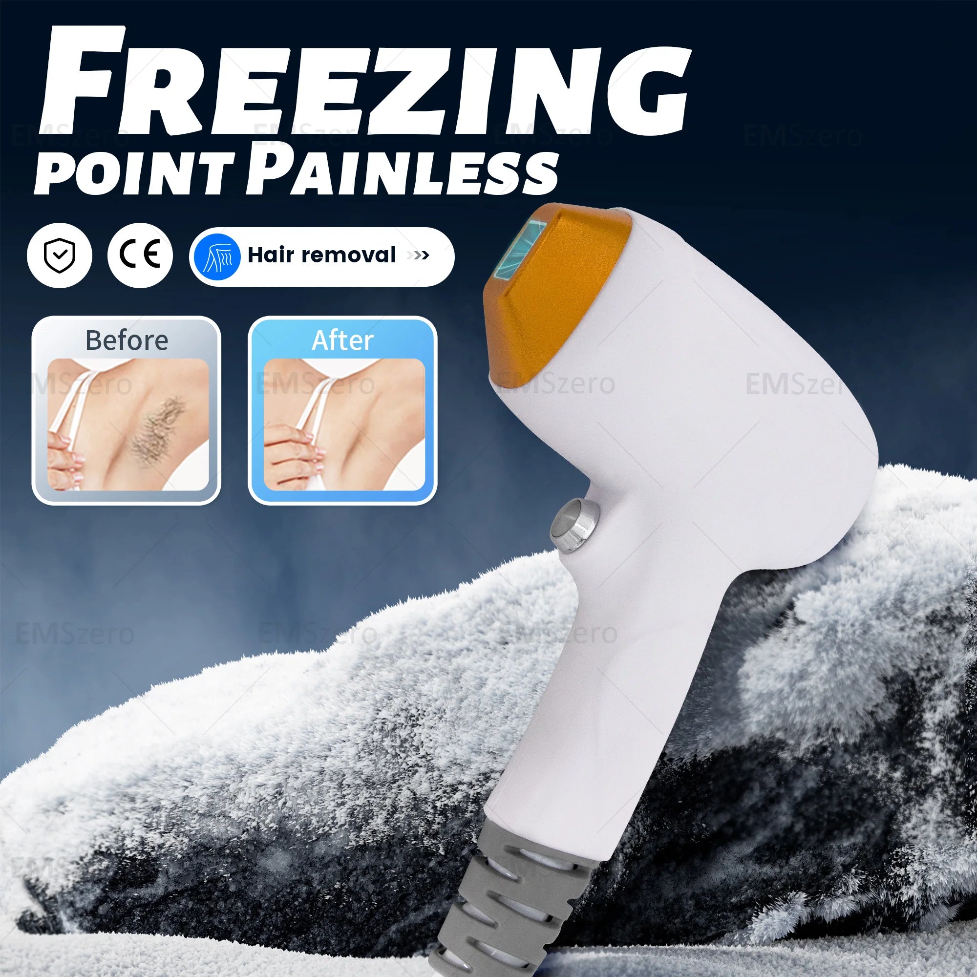 New White Model A 2000W Three-Wavelength 755 808 1064 Diode Laser 808nm Hair Removal Machine With Cooling Handle