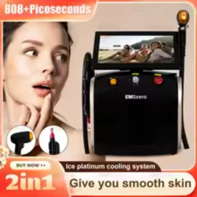 808nm Diode Newest Portable Laser Hair Removal Machine Cooling Head Painless Laser Epilator  Body Hair Removal