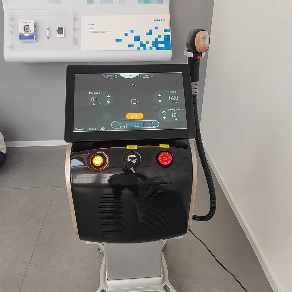 Laser 3wavelengths Diode Laser Hair Removal Machine Safe And Painless Permanent Beauty Lovers Whole Body Hair Removal